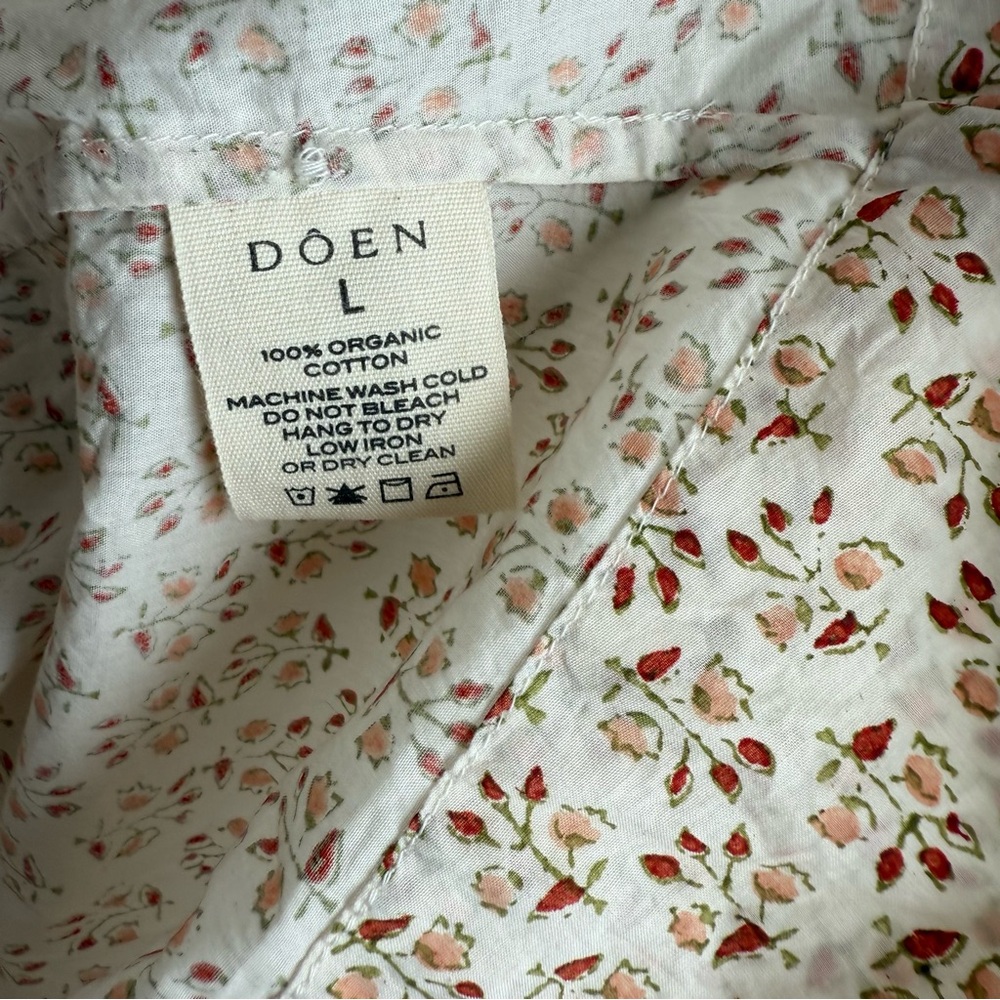 Doen DULCIE Cream Floral Mini Dress NWT - Picture 10 of 12